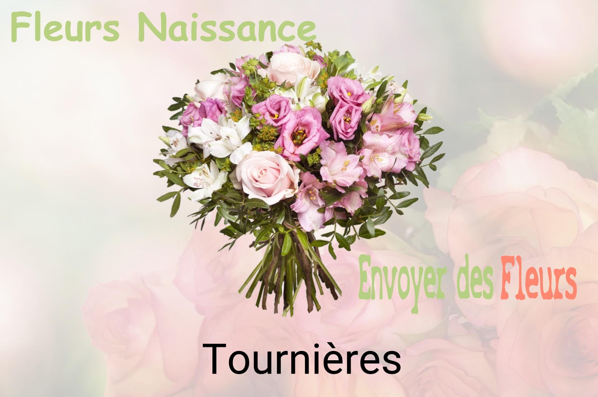 Bouquet de fleurs de naissance livré à Tournières